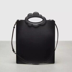 NWT Authentic Coach CT383 Cloud Handle Tote Coachtopia Leather Black